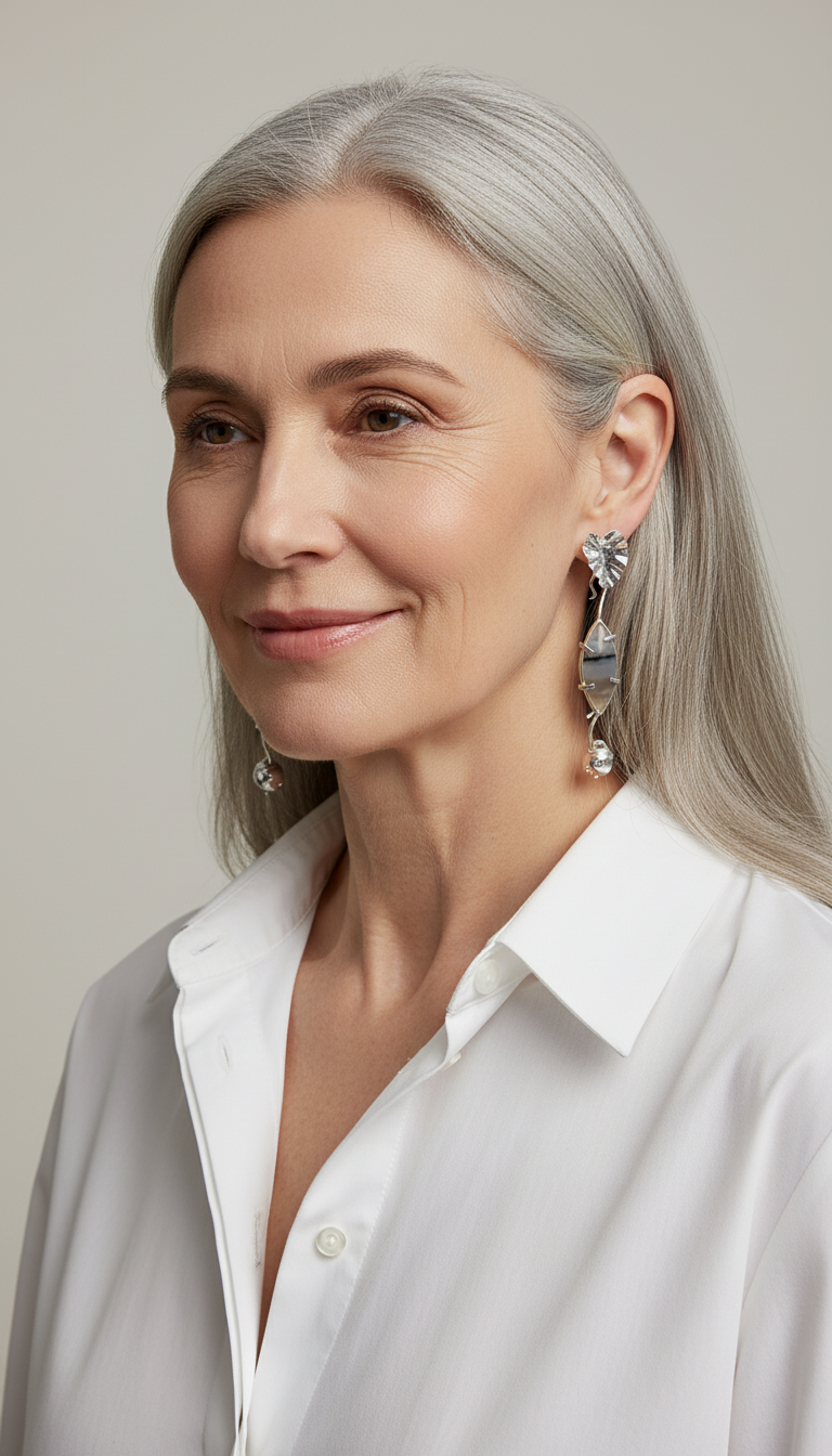 Leaf Dendritas Marquiz con Extensión Mariquita  (aretes 10n1)