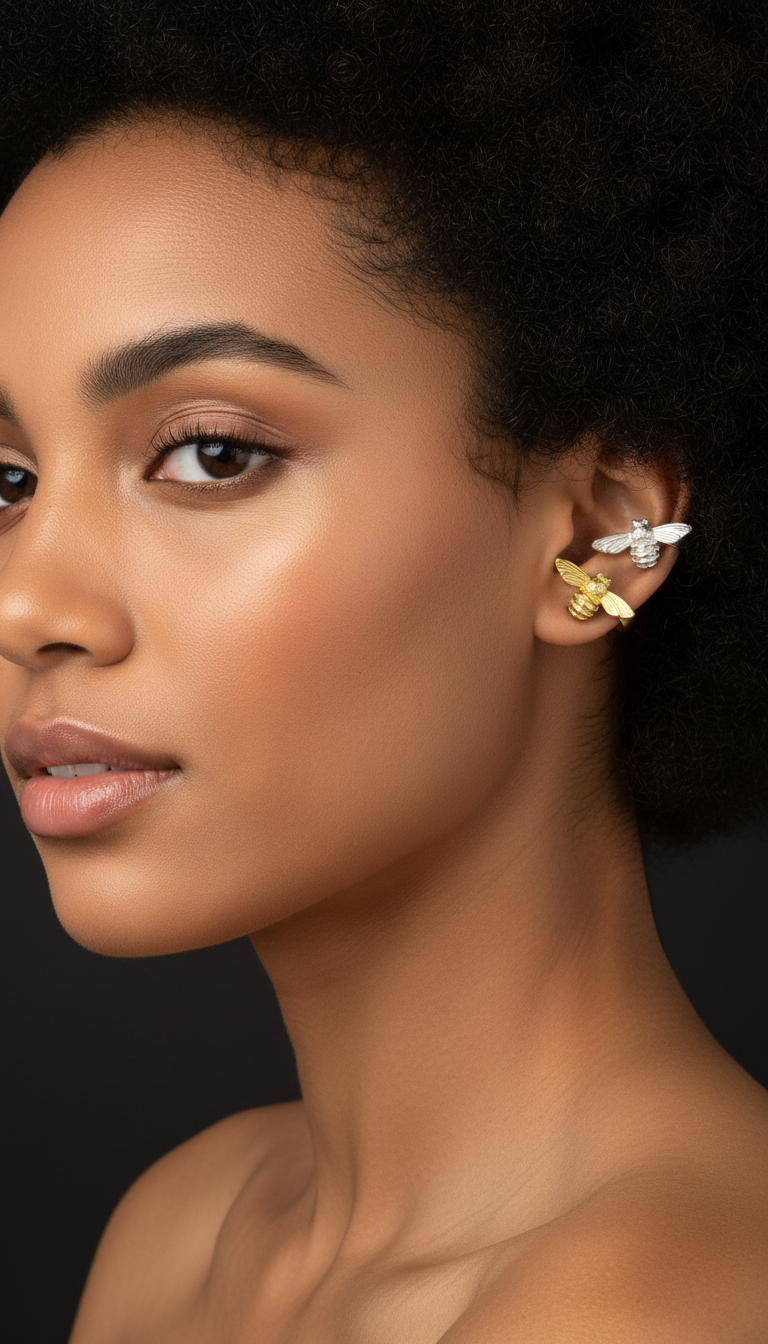 Mini Bee Earcuff