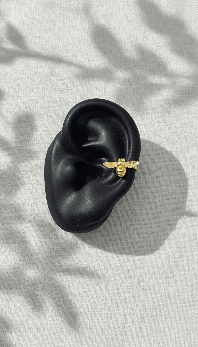 Mini Bee Earcuff