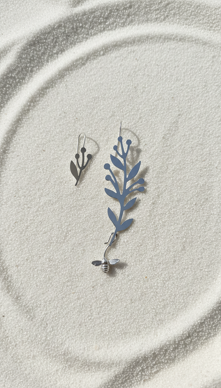 Set Liana Ornamental  con dos extensiones (flor y abeja)