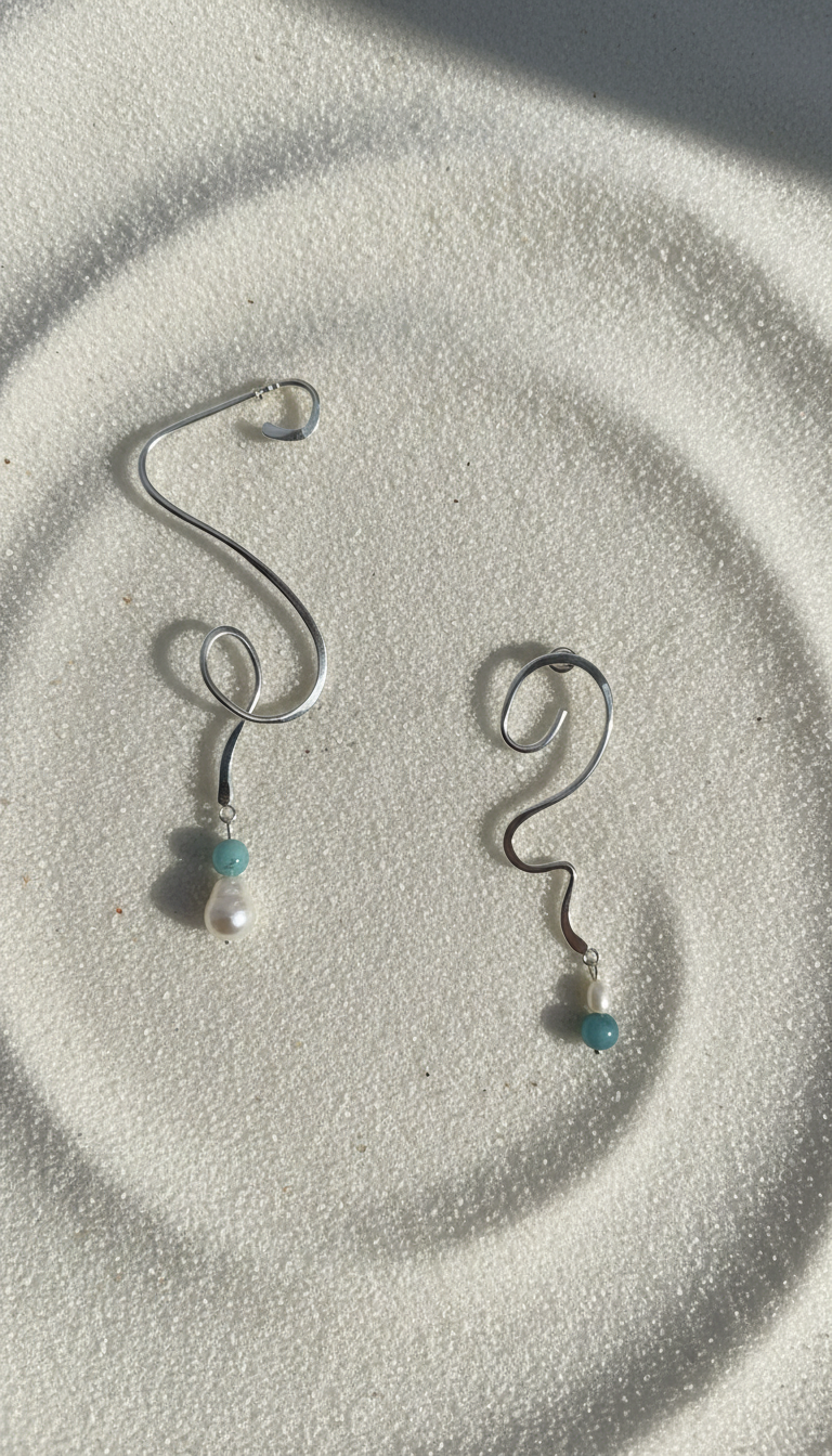 Aretes Nube Earcuff Set
